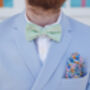 Mens Summer Mix Floral Pocket Square, thumbnail 6 of 9