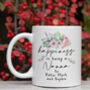 Personalised Happiness Is Being A Nanny Nanna Mug, thumbnail 3 of 3