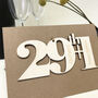Personalised 29+One Birthday Card, thumbnail 6 of 10