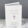 Personalised Christening Pink Cross Bible, thumbnail 1 of 4