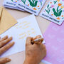 Sending You A Smile Sock And Card Gift Set, thumbnail 6 of 6