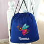 Personalised Fairy Drawstring Pe Kit Bag, thumbnail 4 of 5