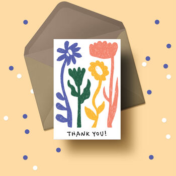 Floral Thank You Card, 2 of 3
