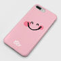 Personalised Pink Smiley Phone Case, thumbnail 2 of 6