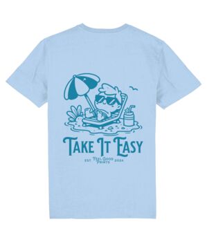 Take It Easy Unisex Graphic T Shirt, 6 of 10