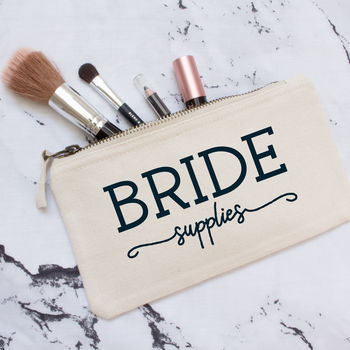 Personalised Wedding Party Make Up Bag, 6 of 10