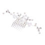Crystal And Pearl Wedding Hair Comb 'Meadow', thumbnail 2 of 2
