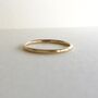 Recycled Gold Halo Ring, thumbnail 3 of 4