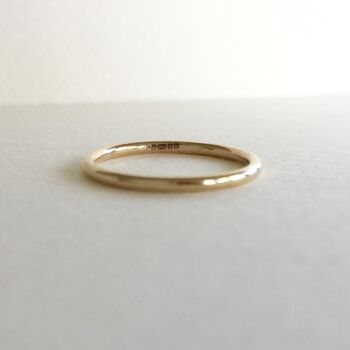 Recycled Gold Halo Ring, 3 of 4