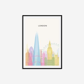 Minimalist London Travel Print, 3 of 8