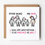 Fabulous Funny Birthday Card For Mum, thumbnail 1 of 4