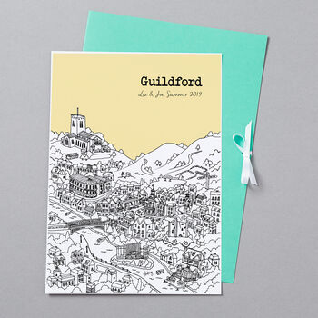 Personalised Guildford Print, 9 of 10