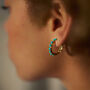 Turquoise Bubble Hoop, thumbnail 1 of 8