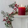 Lipstick Red Pillar Candle, thumbnail 2 of 5