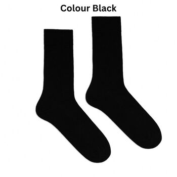 Organic Cotton Mix Luxury Single Colour Socks, 7 of 12