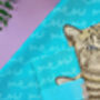 Tabby Cat Tea Towel, thumbnail 3 of 5