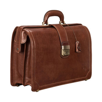 Personalised Leather Executive Briefcase 'Basilio', 7 of 12