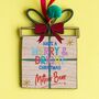 Personalised Merry And Bright Christmas Tree Decoration, thumbnail 3 of 3