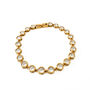 Novan Luxe 18k Gold Plated Crystal Tennis Bracelet, thumbnail 1 of 2