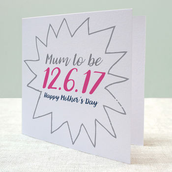 Mum To Be Due Date Card, 2 of 4