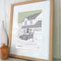 Personalised Architectural Style House Illustration, thumbnail 8 of 12
