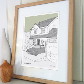Personalised Architectural Style House Illustration, 8 of 12