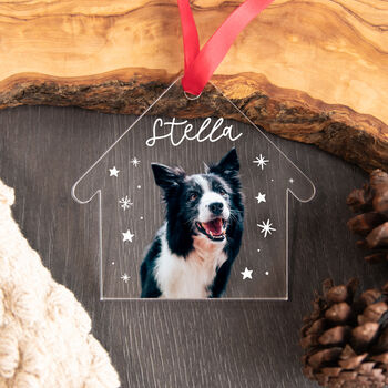 Personalised Dog Photo Christmas Bauble Gift, 3 of 5