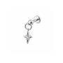 North Star Dangle Cartilage Earring, thumbnail 3 of 5