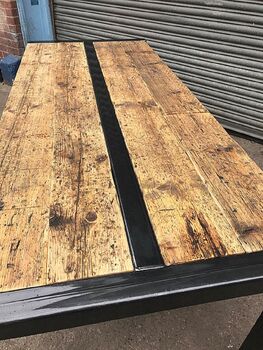 Reclaimed Industrial Visible Frame Table 531, 3 of 6