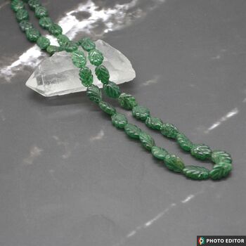 Green Aventurine Beaded Necklace: 18 Inch, 10 of 10