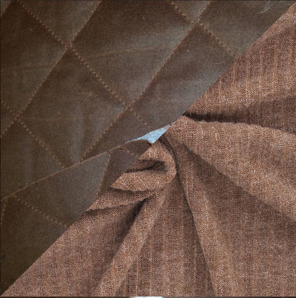 Waxed Cotton Quilted Snood Made To Measure Dog Jacket By Grumble