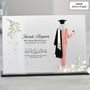 Personalised Muslim Suit Graduation Gift Flower Design, thumbnail 1 of 11
