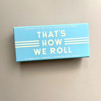 'That's How We Roll' Dice Game Set, 3 of 3