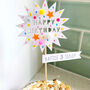 Personalised Birthday Cake Topper, thumbnail 2 of 4