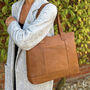Women's Genuine Leather Tote Bag, Handbag, Shoulder Bag, thumbnail 1 of 3