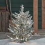 3ft Dual LED Snowy Outdoor Christmas Tree Stake, thumbnail 3 of 5