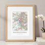 Personalised UK Map New Homeowner Print, thumbnail 9 of 12