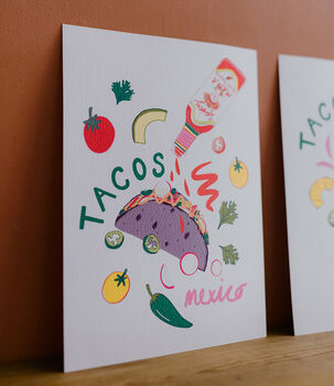 Mexican Tacos Art Print Series, 7 of 7