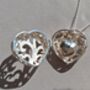 Love Heart Necklace In Silver Box, thumbnail 2 of 3