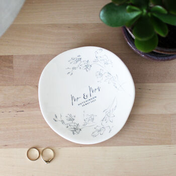 Hand Painted Wedding Plate, 4 of 6