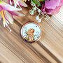 Illustrated Dog Rose Gold Compact Mirror, thumbnail 2 of 8