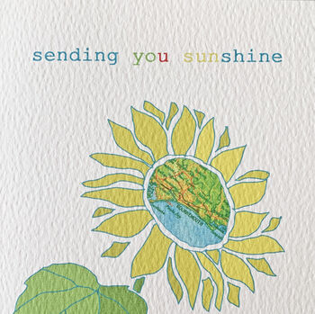 Contemporary Sunflower Card, 3 of 4