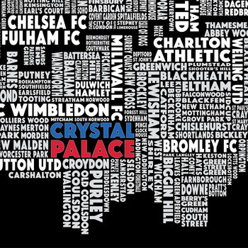 Personalised London Football Map, 4 of 4