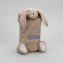 Personalised Embroidery Brown Bunny Hot Water Cover, thumbnail 7 of 9
