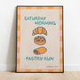 Saturday Morning Pastry Run Print, thumbnail 1 of 7