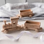 Personalised Christmas Large Wooden Train Set, thumbnail 4 of 4