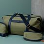 Luxury Sustainable Biodegradable Canvas Weekender Bag, thumbnail 3 of 11