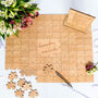 Wedding Guest Book Alternative Custom Jigsaw Puzzle, thumbnail 1 of 10