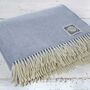 Personalised Pastel Merino Wool Throw Collection, thumbnail 4 of 12
