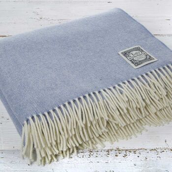 Personalised Pastel Merino Wool Throw Collection, 4 of 12